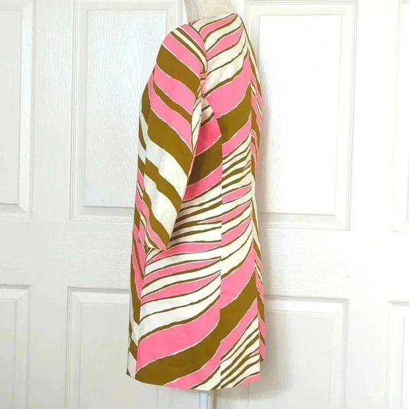 Trina Turk Pink Zebra Dress Coat - Picture 3 of 7